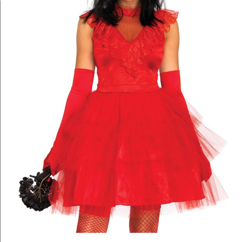 Beetle Bride Halloween Costume with Dress and Veil